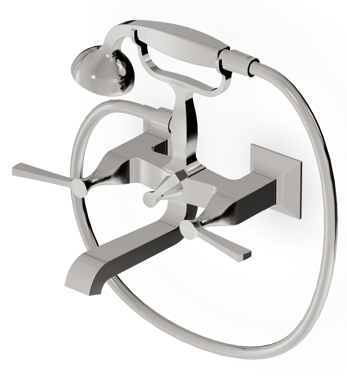 Zucchetti Bellagio bateria wannowo-prysznicowa ścienna ZB2228.C8