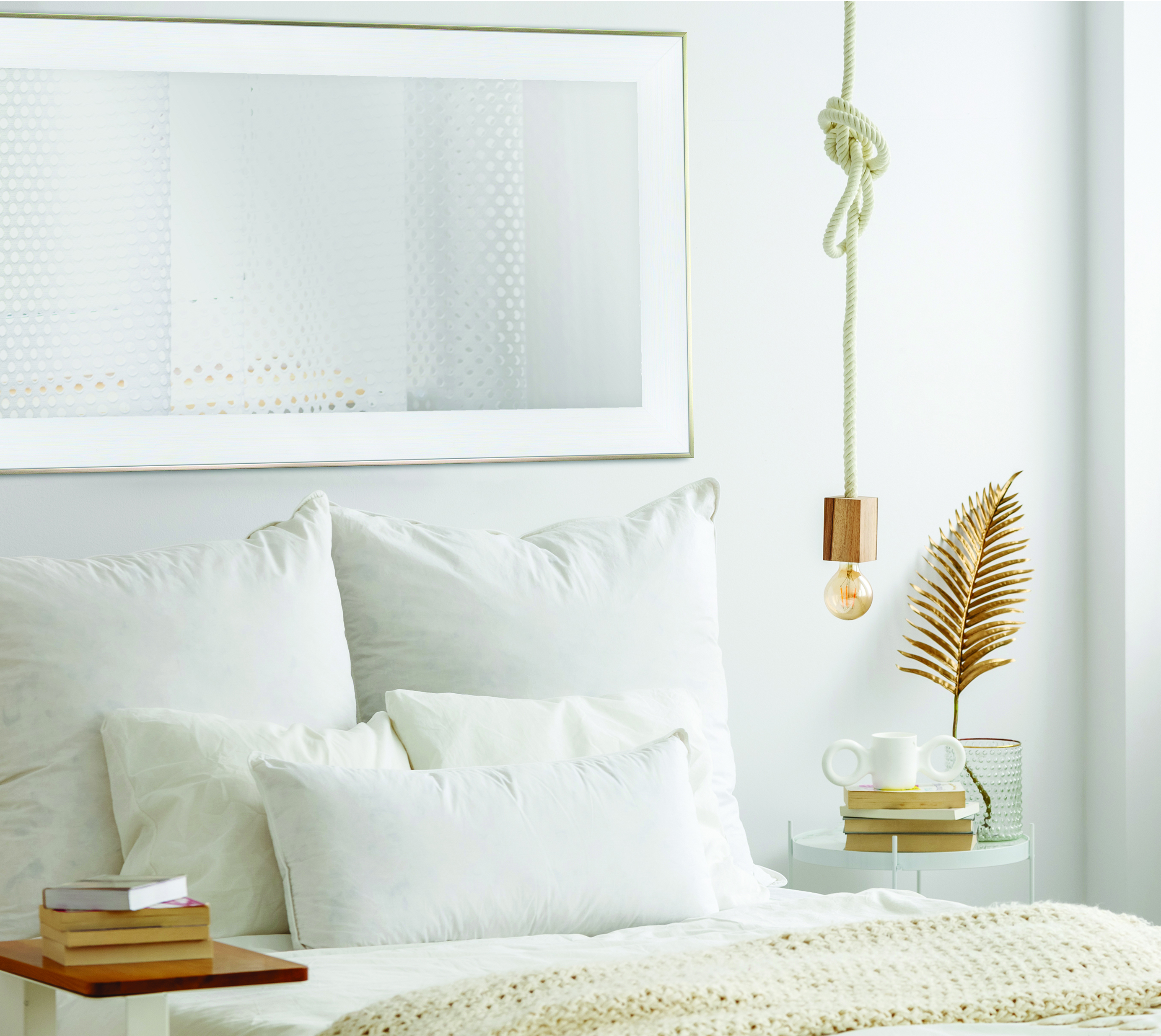 Ars Longa Bari lustro 84 cm kwadratowe białe BARI7070-B