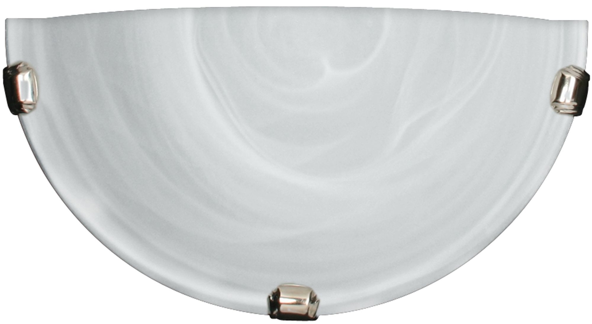 Candellux Duna plafon 1x60W biały/chrom 11-38671