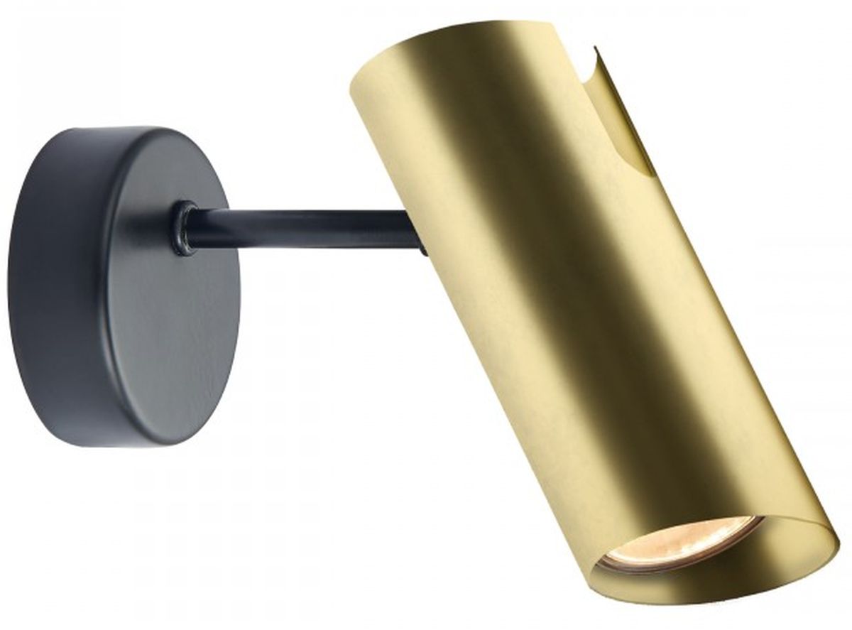 Light Prestige Futuro kinkiet 1x35 W czarny-złoty LP-17001/1WGD/BK - Wysyłka w 24h