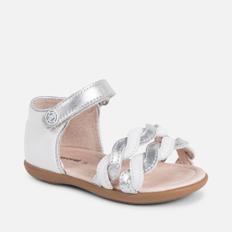 MAYORAL 41026 Skórzane sandały dla dziewczynki