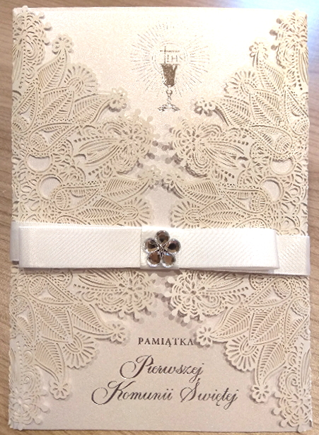 Pamiątka Pierwszej Komunii Świętej - karnet 01