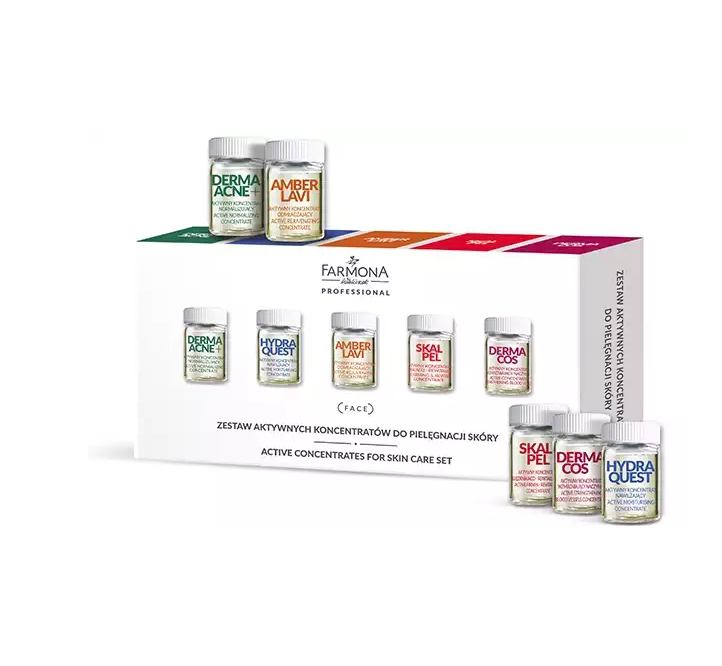 Farmona - zestaw aktywnych koncentratów do pielęgnacji skóry 10x5 ml