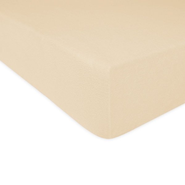 Grube Prześcieradło FROTTE 180x200 na gumkę wz. 047 jasny beż