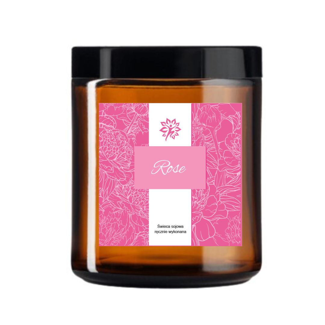 Świeca sojowa Rose Well-Ness 100 ml