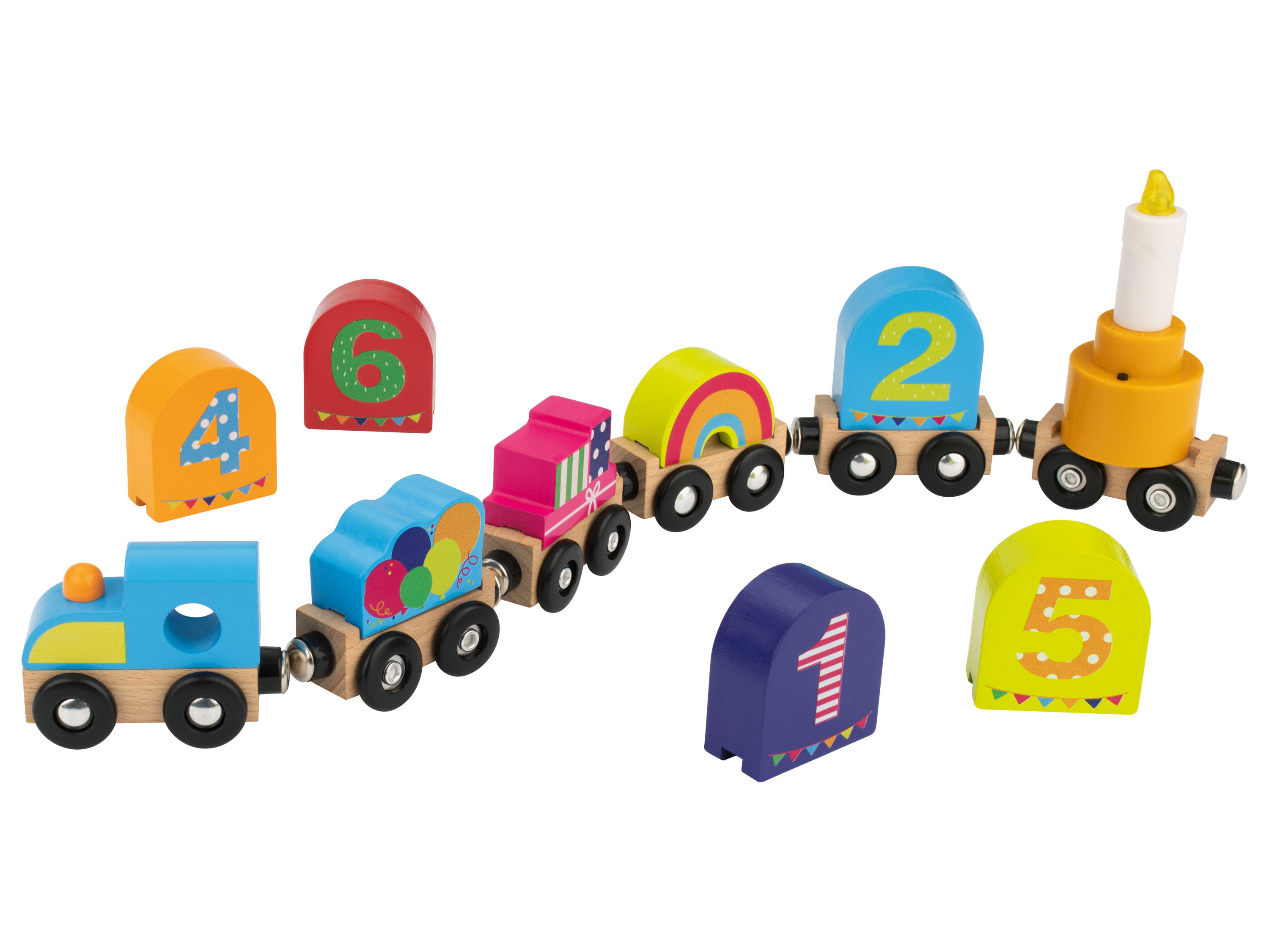 lupilu Kolejka Urodzinowy Pociąg / Zwierzątka Naprężenie rozciągające