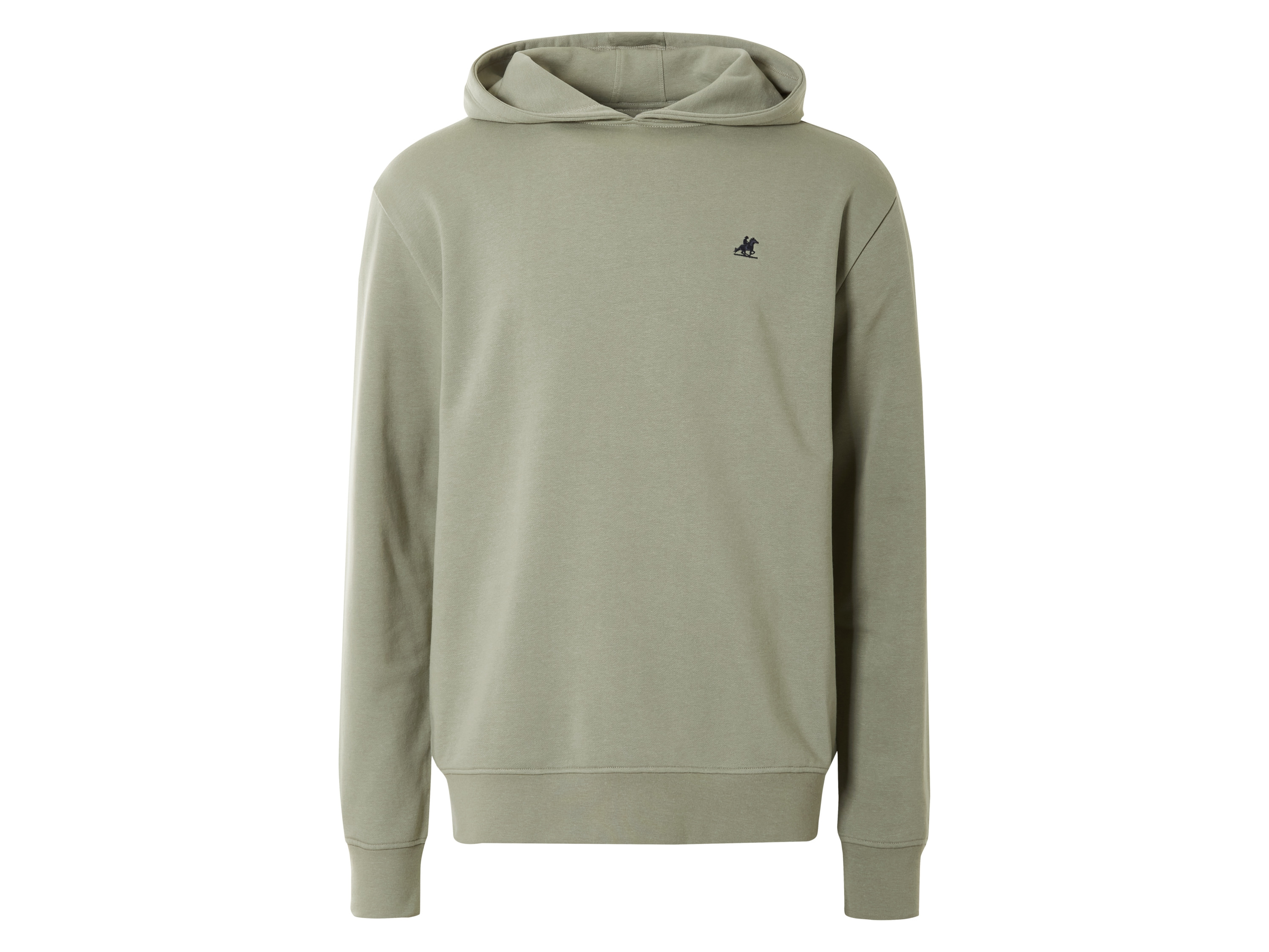 Livergy Bluza męska z kapturem z bawełny U.s. Grand Polo Zielony, L 52/54