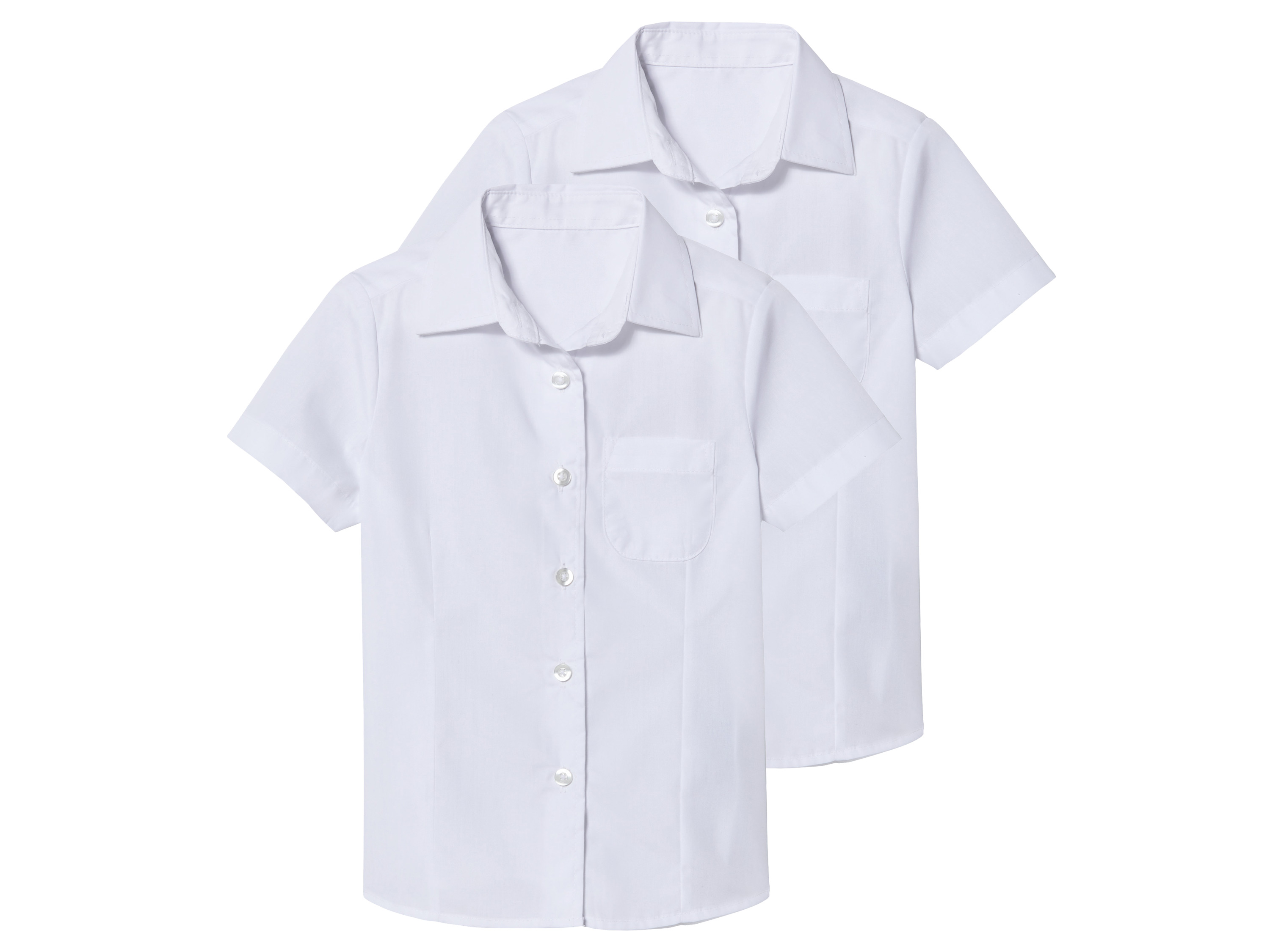 Koszule dziecięce, 2 sztuki Biały, 140 cm