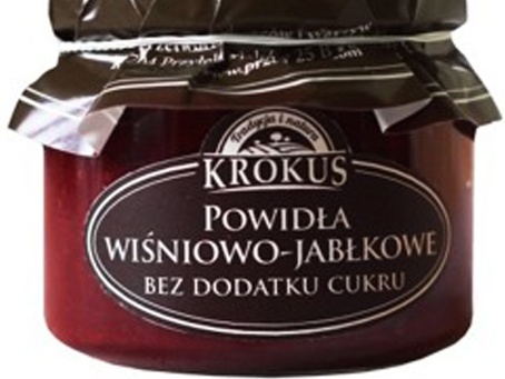 Powidła Wiśniowo - Jabłkowe bez dodatku cukru 310 g - Piekarnie Cukiernie Putka