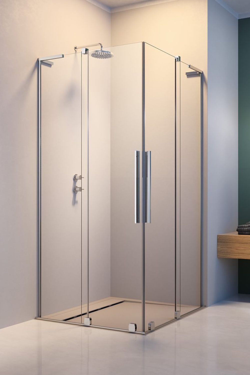 Darmowa Dostawa - Kabina prysznicowa część prawa 80x80 cm kwadratowa Radaway Furo SL KDD 103050800101R