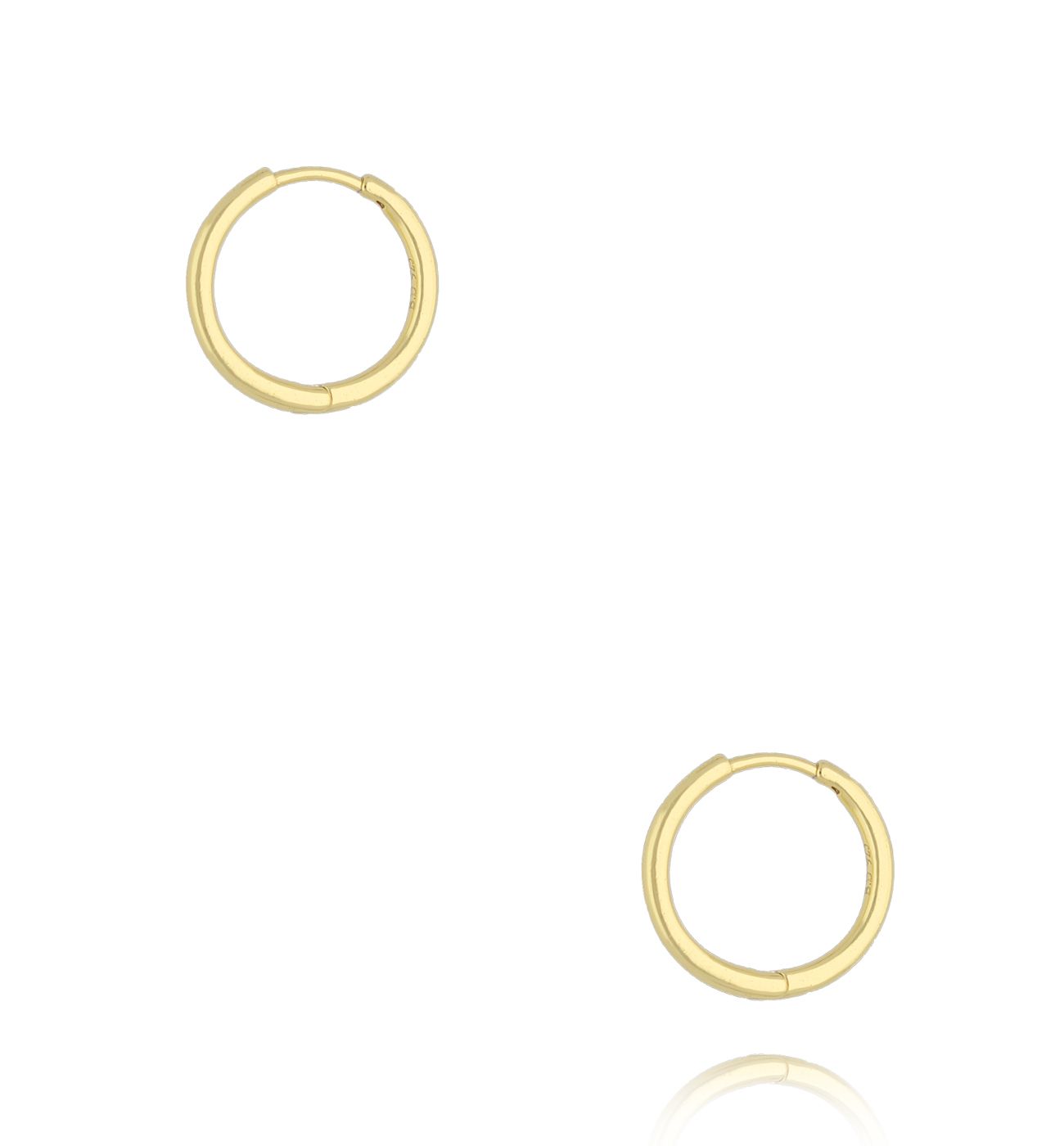 Kolczyki kółka złote małe KFA0103