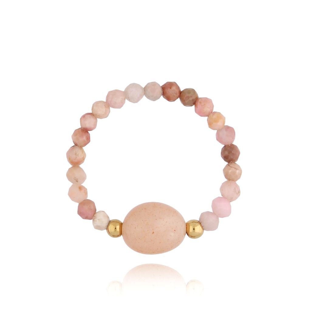 Pierścionek z rodochrozytami Winterstar PSC0434