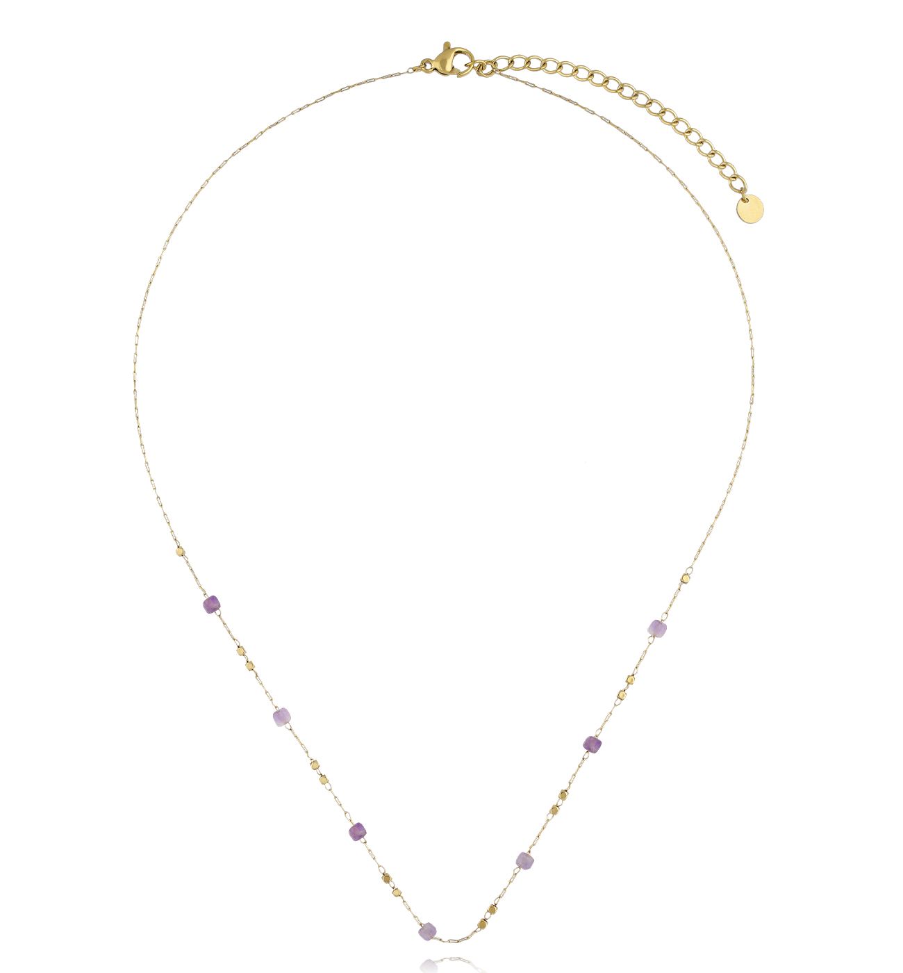 Naszyjnik z ametystami Temple of the Sun NPA1304