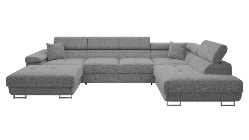 Narożnik MIRJAN 24 z funkcją spania Torezio Bis prawy szary 1 szt.