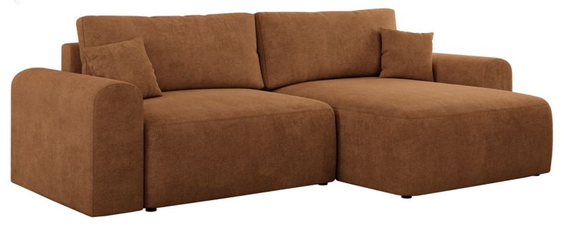 Narożnik MKS Meble NELSON L uniwersalny pomarańczowy struktura 1szt.