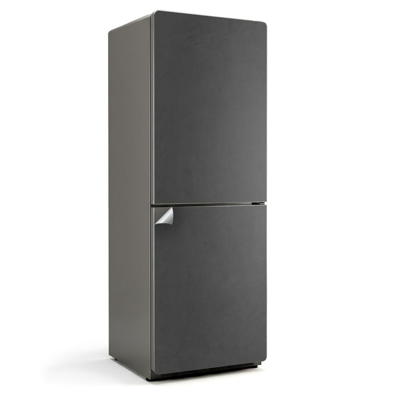 Ozdobna naklejka na lodówkę Wallfluent 70x190 cm Kolor Szaro-brązowy 1 szt.