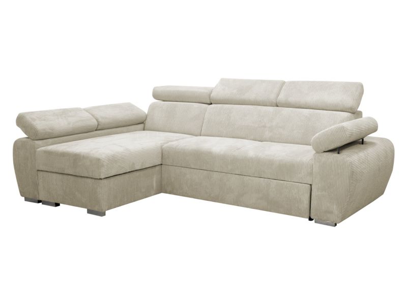 Narożnik MIRJAN 24 z pojemnikiem Boston 2RLC lewy LC+2R waniliowy 1 szt.