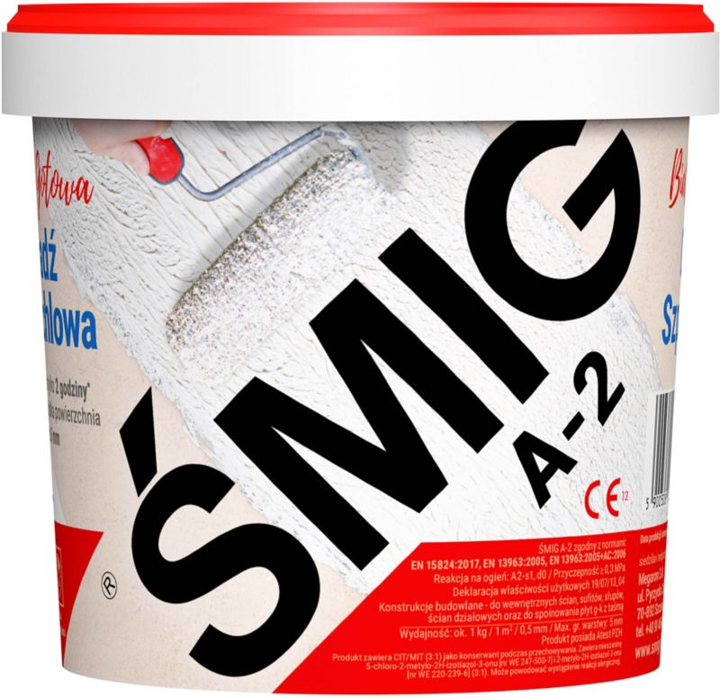 Zaprawa szpachlowa Megaron Śmig A-2 1,5 kg biała
