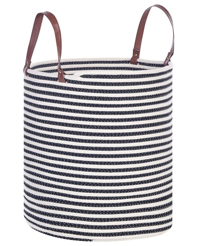 Kosz bawełniany biało-czarny Ichka 1 szt.