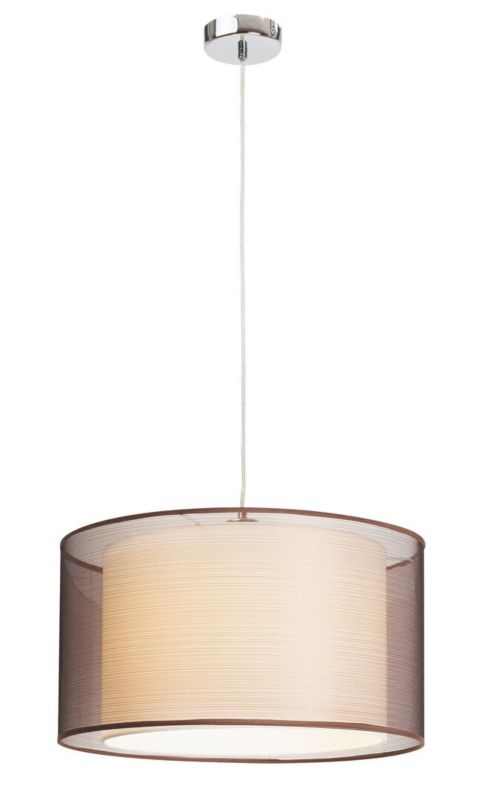 Lampa wisząca Rabalux Anastasia chromowana brązowa wym: 108 x 44,5 x 44,5 cm 1xE27 x 1 szt.