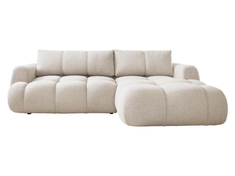 Narożnik MIRJAN 24 Mitto prawy z funkcją spania zimny beż 1 szt.