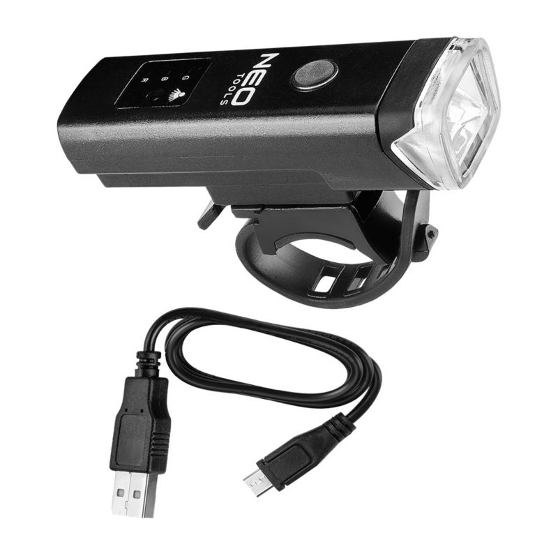 Lampka NEO TOOLS rowerowa przednia, 400lm 1 szt