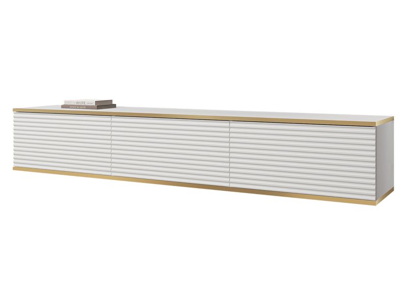 Szafka RTV MIRJAN 24 Oro MDF 175 biały 1 szt.