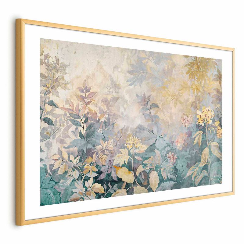 Plakat Artgeist Gobelinowy wzór 30x21 cm z ramą złotą 1 szt