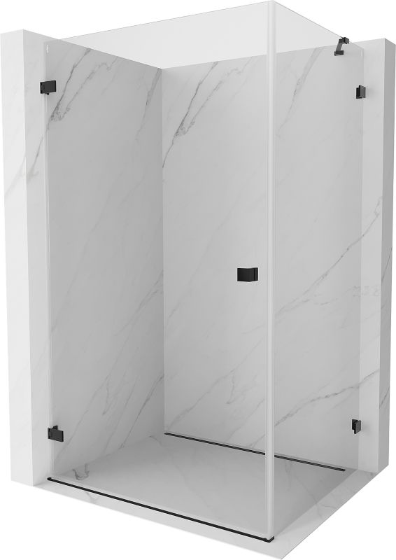 Kabina prysznicowa Mexen Lunar-B czarna 100x90 cm 832-100-090-70-00-L 1 szt.