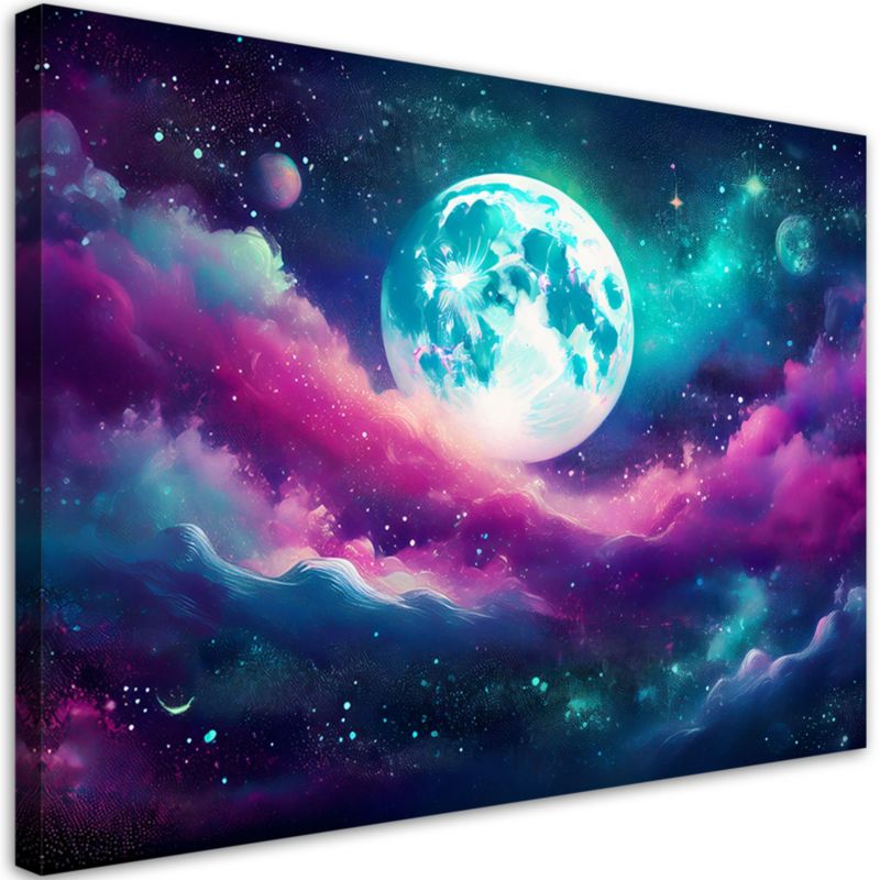 Obraz na płótnie Feeby Kosmos Planety Chmury 100x70cm 1szt