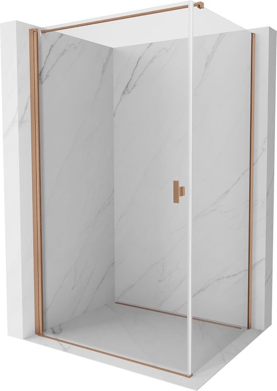 Kabina prysznicowa Mexen Mist-B miedź szczotkowana 95x90 cm 1 szt