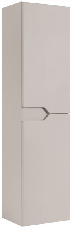 Słupek łazienkowy Furnidea 35x136 cm kaszmir frezowane uchwyty Modern 1 szt.