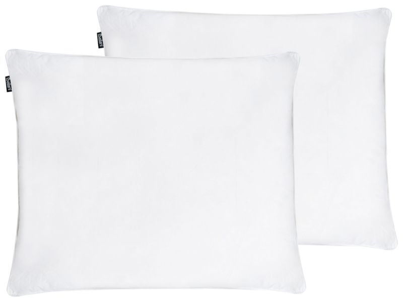 Zestaw 2 poduszek Feldberg Wysoka 50 x 60 cm Biały 1 par.