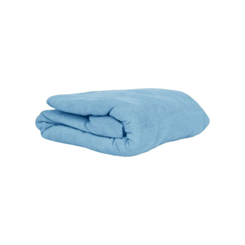 Prześcieradło z gumką jersey niebieski jasny 160x210 1 szt.