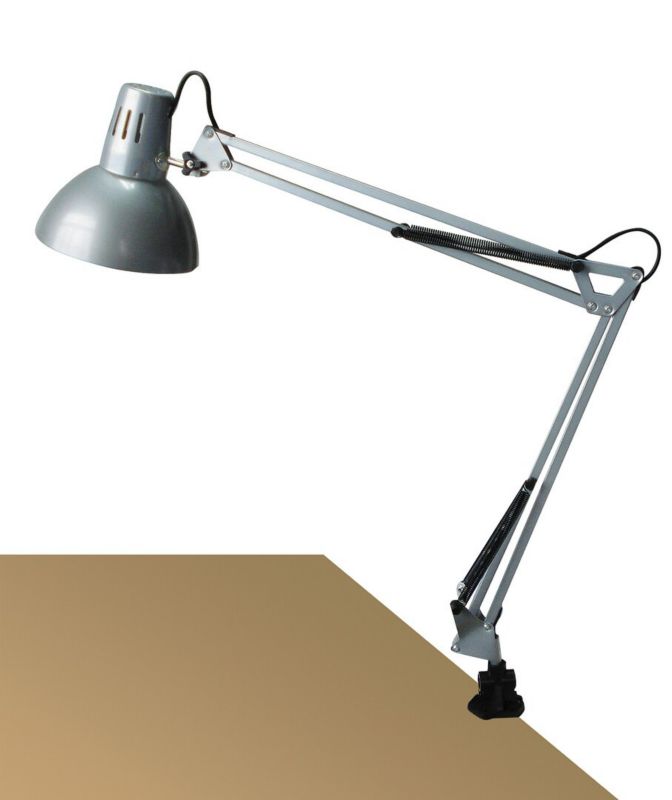 Lampka biurkowa Rabalux Arno srebrna 1 x E27 x 60W IP20 wym: 70 x 52 x 52 cm metal - 1 szt.