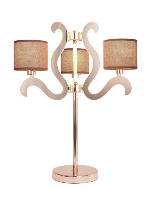 Lampa stołowa Candellux Ambrosia miedziano-brązowa 6 x E14 x 40W IP20 wym: 60 x 48 x 48 cm metal - 1 szt.
