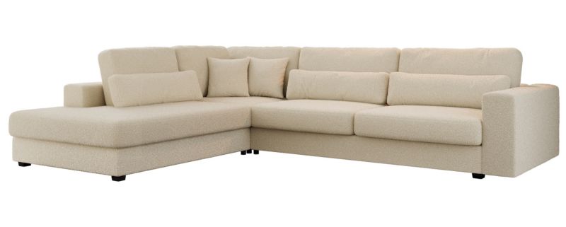 Narożnik MKS Meble SAVONA L strona lewa beżowy boucle 1szt.