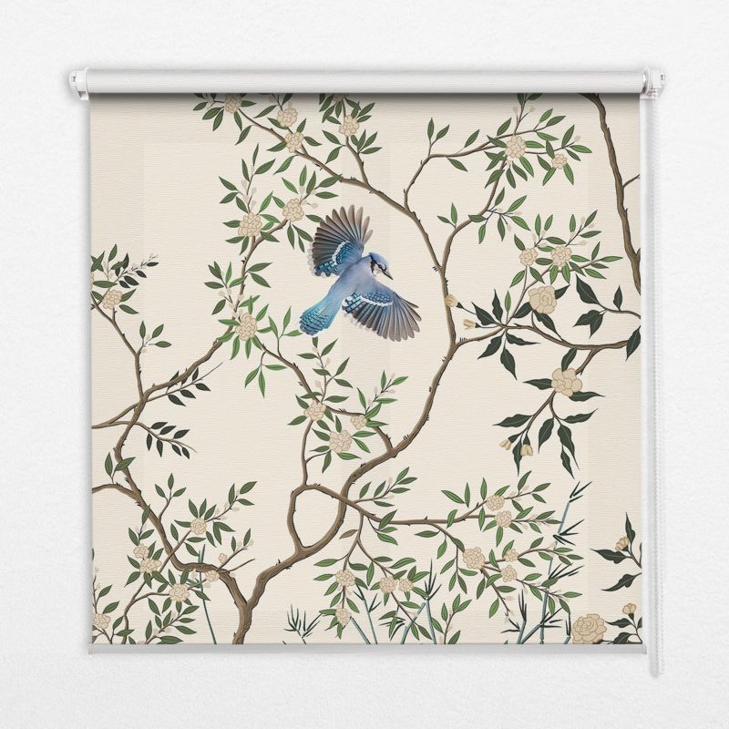 Wolnowisząca roleta Tulup 150x180 cm Ptaki Na Drzewie 1 szt.