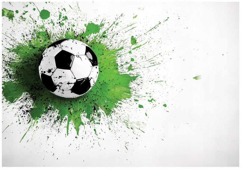 Fototapeta Dla Dzieci Chłopca Piłka Nożna WALLARENA 300x210 cm Tapeta Dziecięca Na Flizelinie 1 szt.