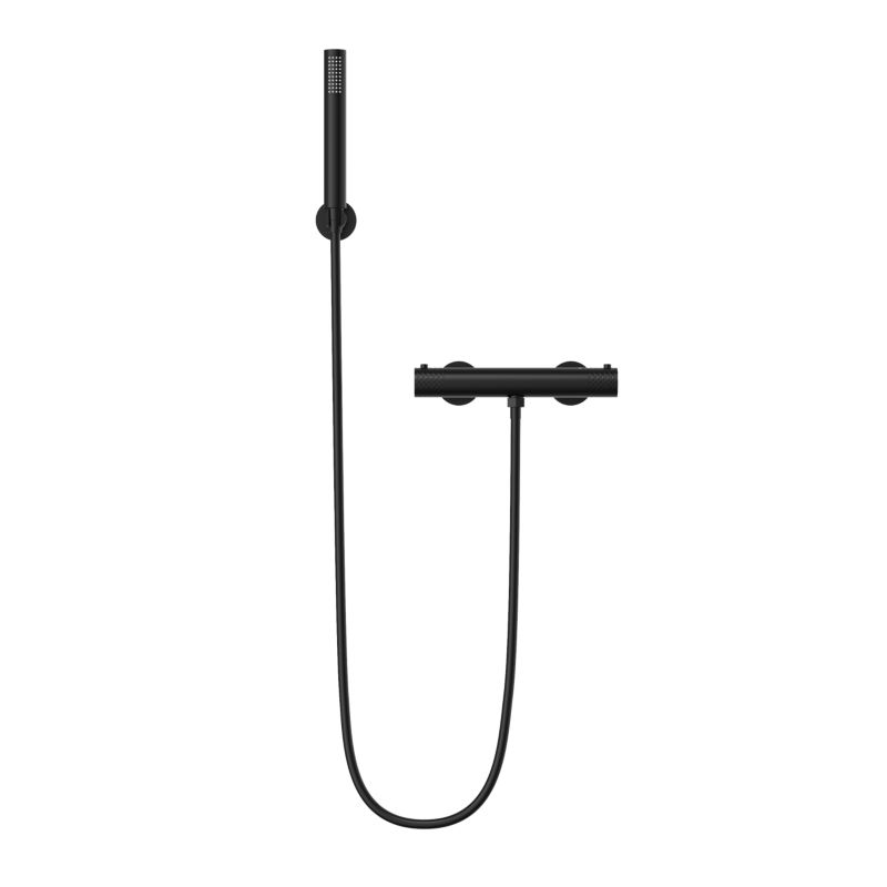 Bateria natryskowa termostatyczna Granitan glami czarna 1 szt.