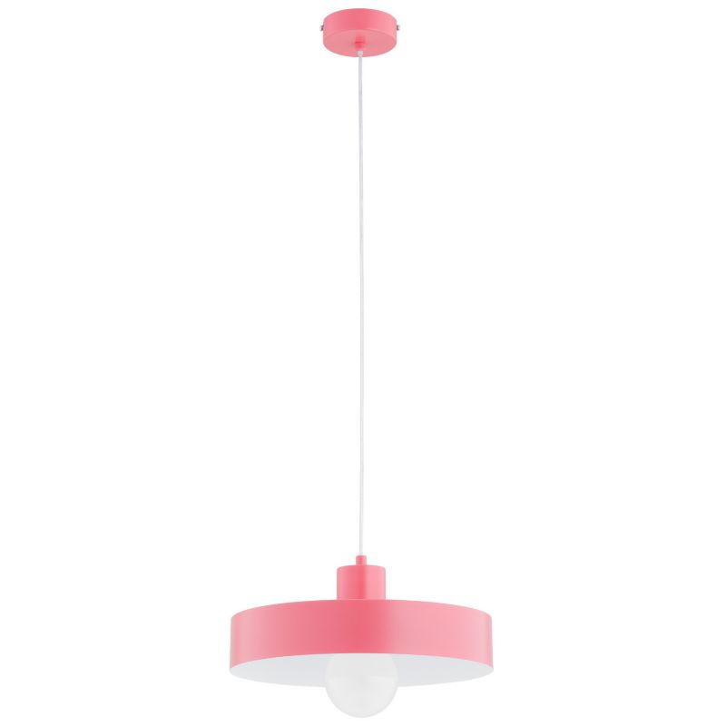 Lampa wisząca Alfa Nevera 4499 różowo-biała dziecięca 1xE27 x 15W 1 szt.