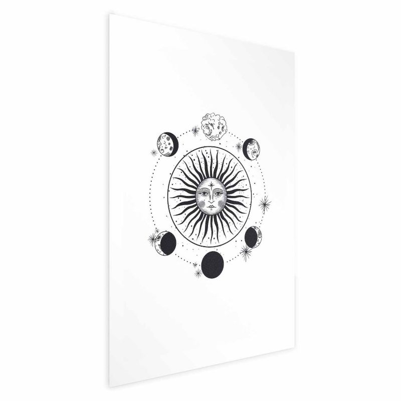 Plakat Artgeist Fazy księżyca 40x60 cm bez ramy 1 szt