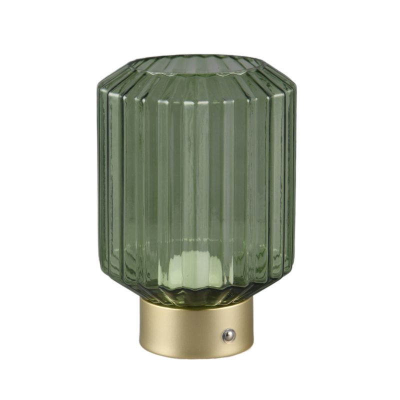 Lampka stołowa RL Lord zielono-mosiężny LED 2W 3000K 100lm IP20 wym: 19.5 x 13 x 13 cm szkło - 1 szt.