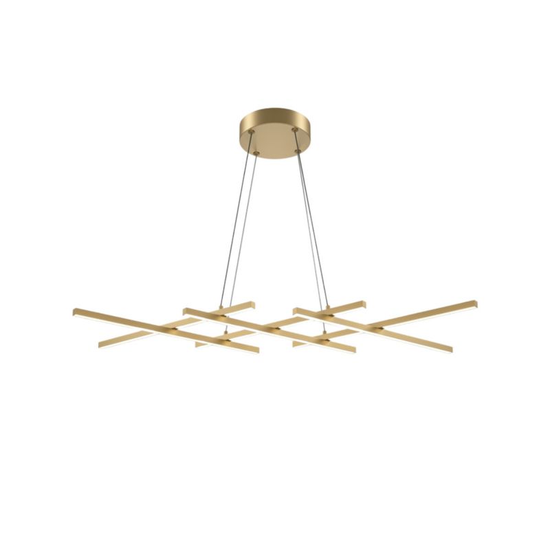 Lampa wisząca Maytoni Halo 5067 mosiężny nowoczesna wbudowany LED 40W 1 szt.