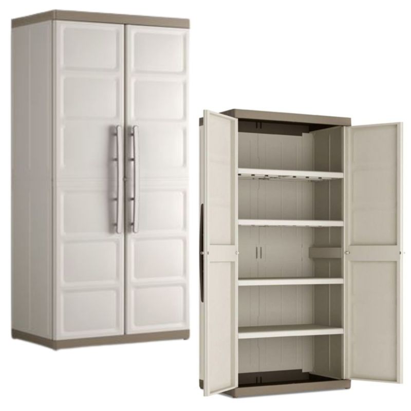 Wysoka szafa z tworzywa Keter Excellence XL do piwnicy, pralni na balkon, 1 szt.