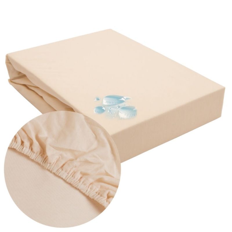 Prześcieradło ochronne Darymex wodoodporne z gumką 2w1, rozmiar 70x140 SG kolor beż 1 szt.