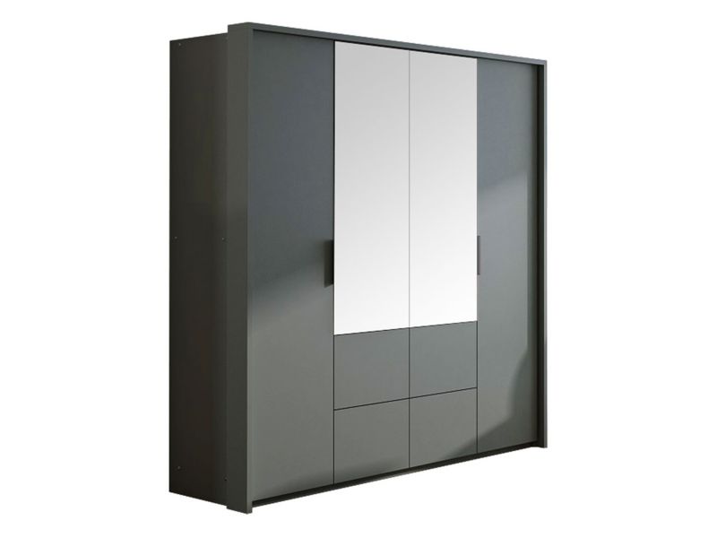 Szafa z lustrem MIRJAN 24 Wiedeń 208 grafit 1 szt.