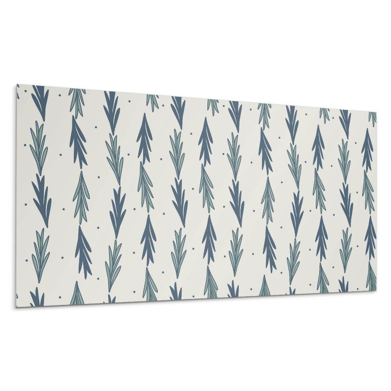 Panel samoprzylepny Wallfluent 120x60 cm Regularny motyw liści na stylowym tle 1 szt.