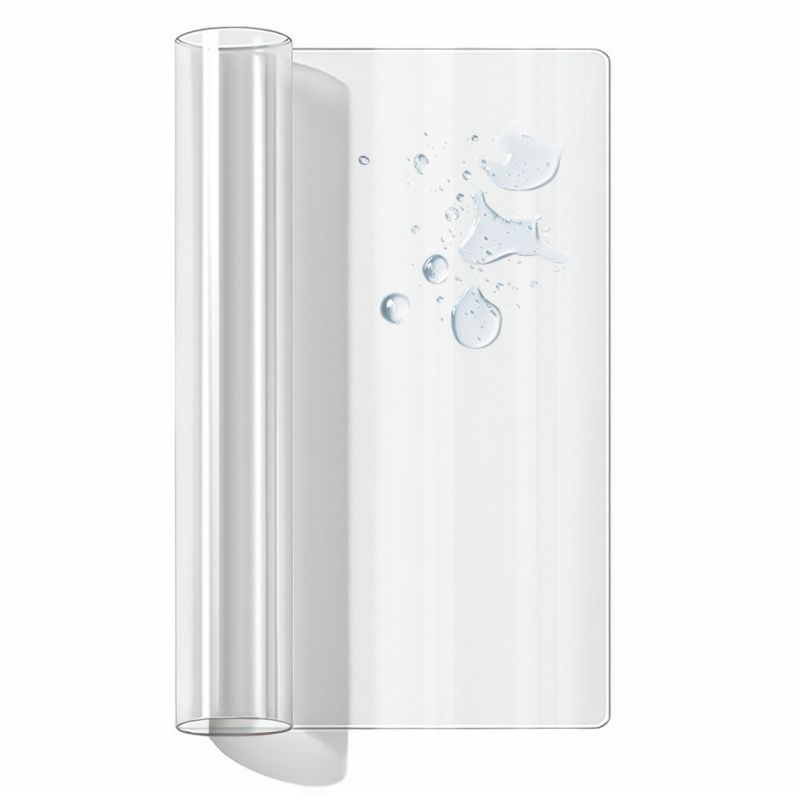 Mata zabezpieczająca podłogę Wallfluent 120x80 cm Miękkie szkło Przezroczysta Na blat stół podłogę 1 szt.