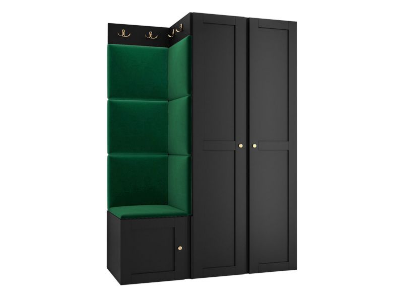 Zestaw MIRJAN 24 Orion Ramiro XXIII czarny + butelkowa zieleń 1 kpl.